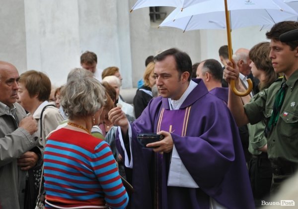 Президент Польщі приїхав у Луцьк помолитися. ФОТО