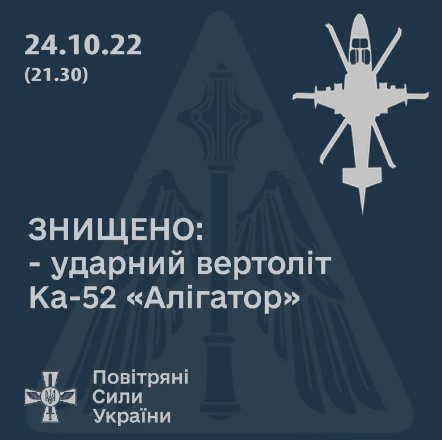 На Херсонщині ЗСУ збили за добу вже третій ворожий вертоліт