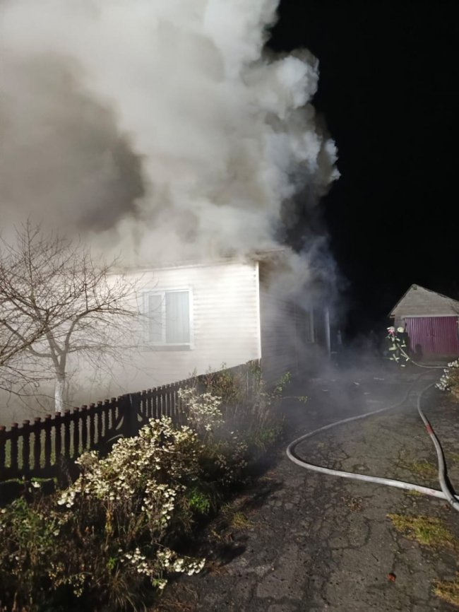 На Волині горів житловий будинок