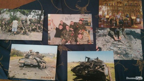 Воїни та янголи: волинський айдарівець презентував виставку картин