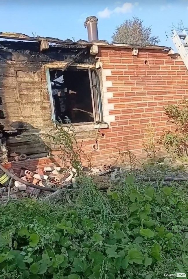 На Волині через пожежу без житла залишилася мама з двома дітьми: потрібна допомога