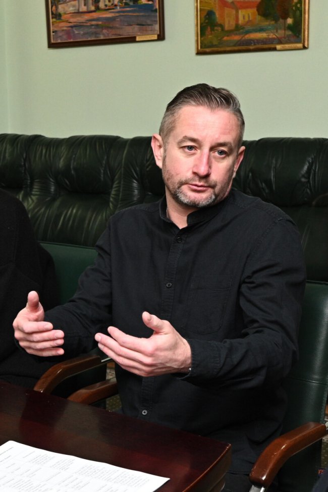 Вахтанг Кіпіані та Сергій Жадан відвідали Луцьку міську раду