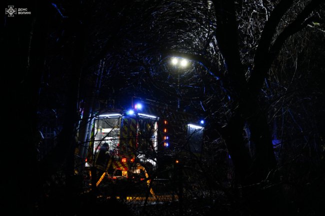 У Луцьку горіла хата-пустка. ФОТО