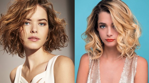 Легкі локони на коротке волосся