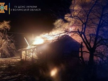 Через піч на Волині горіла літня кухня