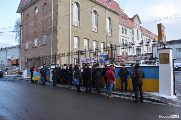 У Луцьку пікетували Нацбанк. ФОТО