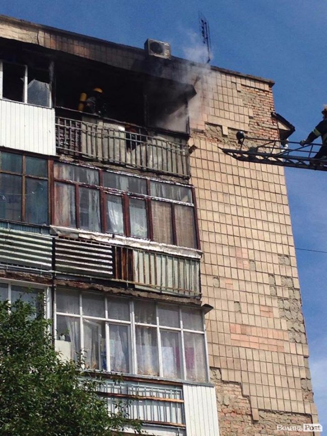 У Луцьку - пожежа на Рівненській. ФОТО. ВІДЕО