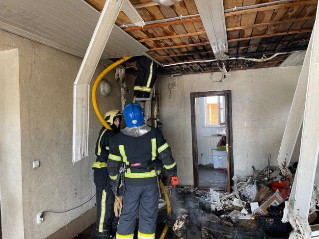 У селі на Волині спалахнув житловий будинок