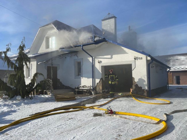 У селі на Волині спалахнув житловий будинок