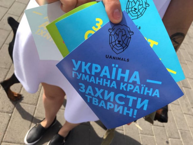 У центрі Луцька відбувся марш за права тварин. ФОТО 