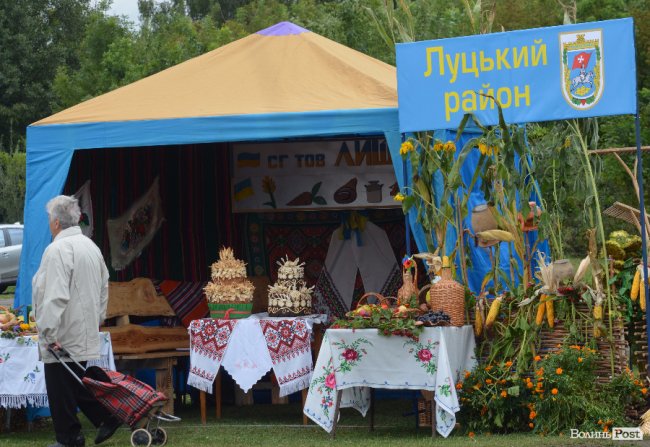 Урожай, частування та співи: у Луцьку святкують «Обжинки»