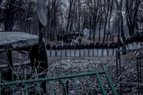 Ранковий Київ після побоїща. ФОТО