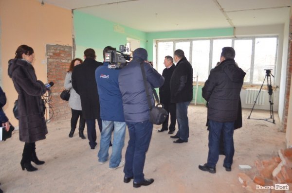 У Луцьку на місці пенсійного фонду відновлюють дитсадок. ФОТО