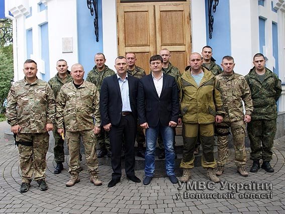 У Луцьку відбулась ротація оперативників в зону АТО. ФОТО