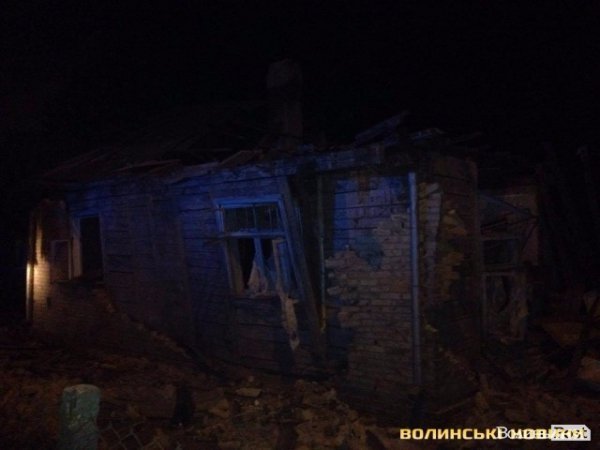 У Луцьку п’яний господар підірвав хату