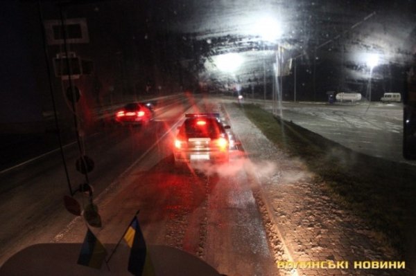Під Луцьком міліція затримала автобус з паломниками