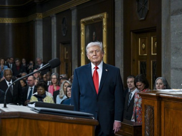 Трамп згадав про Україну лише через півтори години від початку промови у Конгресі