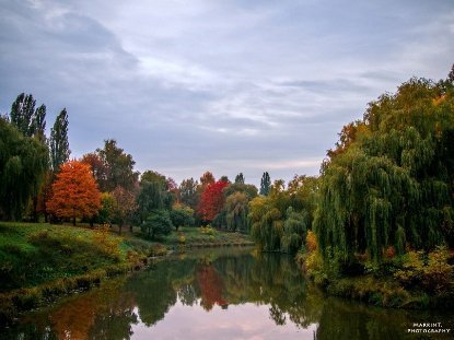 «Золота осінь» у луцькому парку. ФОТО