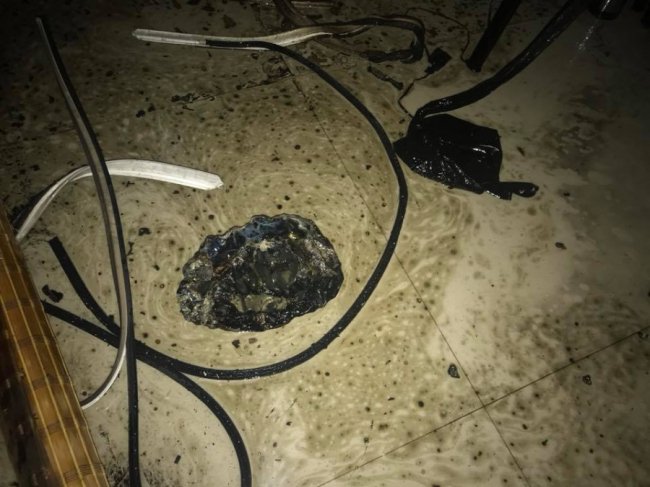 У редакцію сайту розслідувачів з Волині та Рівненщини кинули коктейль Молотова. ФОТО