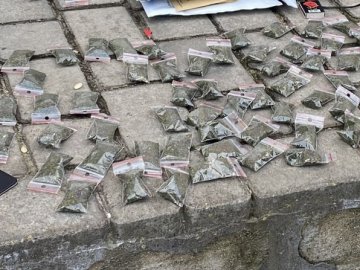 У Луцьку затримали 43-річного чоловіка, який мав при собі 90 пакетів із психотропами. ФОТО