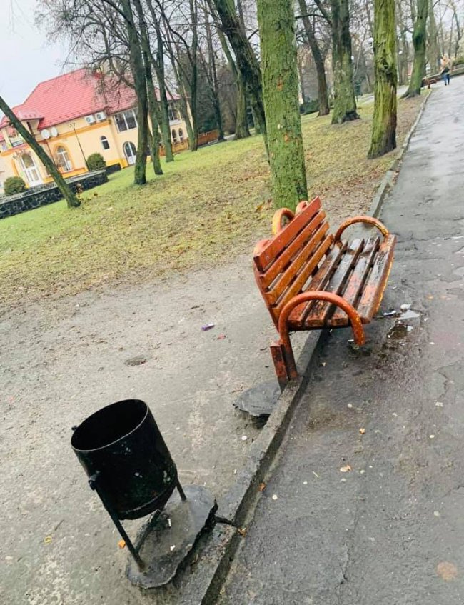 У місті на Волині можуть покарати директора комунального підприємства через безлад у парку