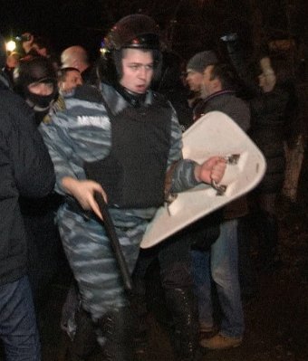 «Беркутівці», які засвітилися в нічних сутичках. ФОТО