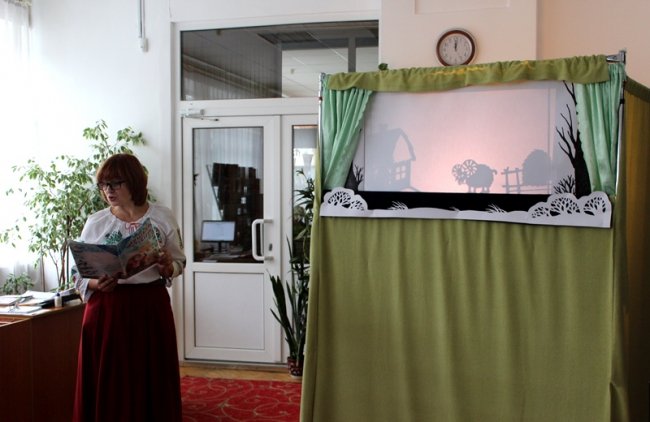 Дебютував перший на Волині театр тіней при бібліотеці. ФОТО