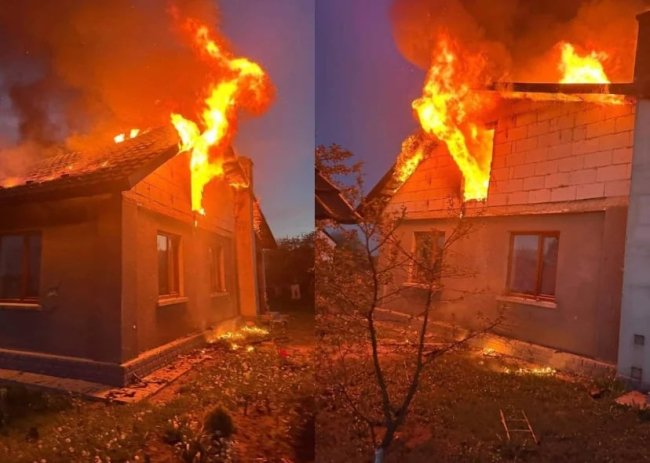 На Волині у військовослужбовця згорів будинок: потрібна допомога