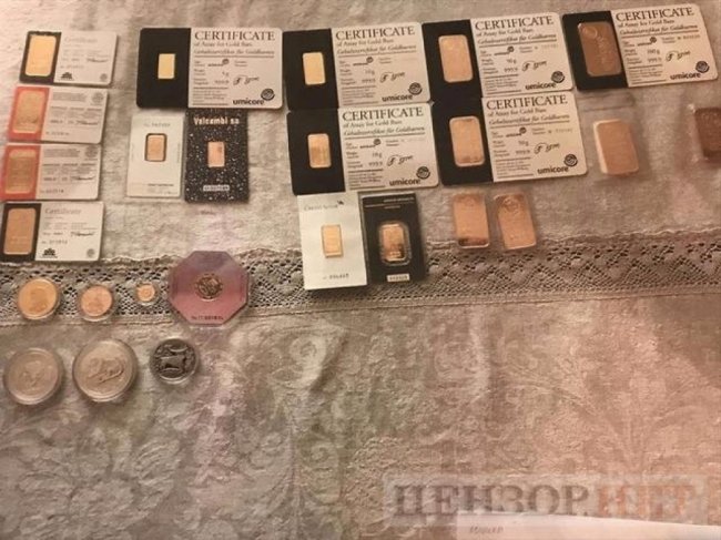 Злитки золота, ікони та купа готівки: на Харківщині обшукали екс-податківця