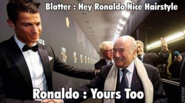 Інтернет висміює Роналдо і «Золотий м'яч-2013». ФОТО