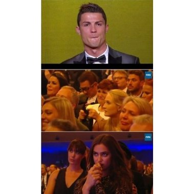 Інтернет висміює Роналдо і «Золотий м'яч-2013». ФОТО