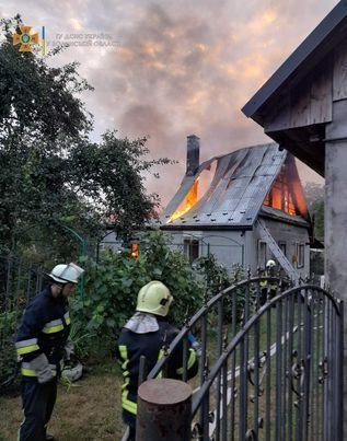 На Волині горів житловий будинок. ФОТО