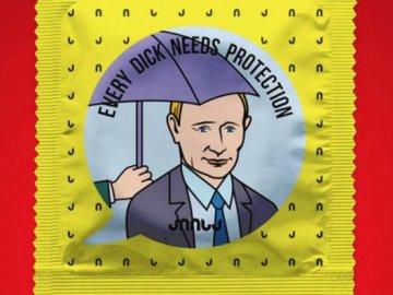 Компанія виробляє презервативи з обличчям Путіна