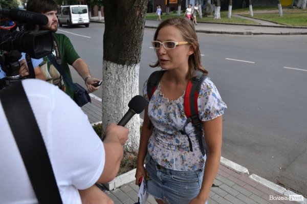 У Луцьку громада нагадала міліціонерам про їх «гріхи». ФОТО. ВІДЕО