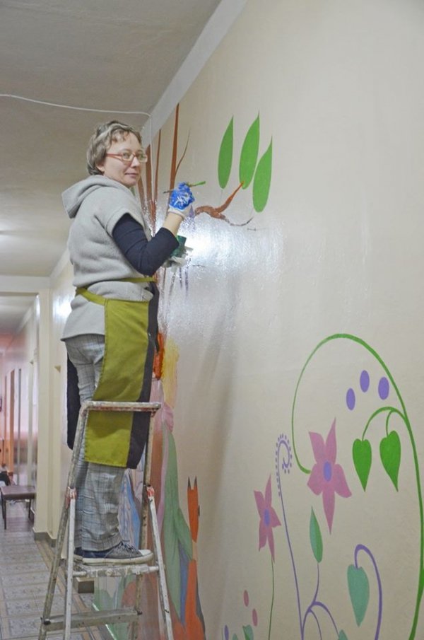 Ковельську дитячу поліклініку розмалювали