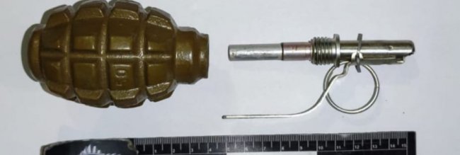 У волинянина в сейфі знайшли гранату