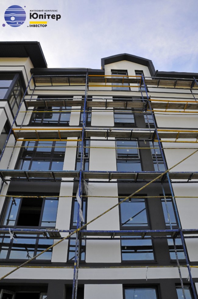 У другому будинку ЖК «Юпітер» — у розпалі внутрішні роботи*