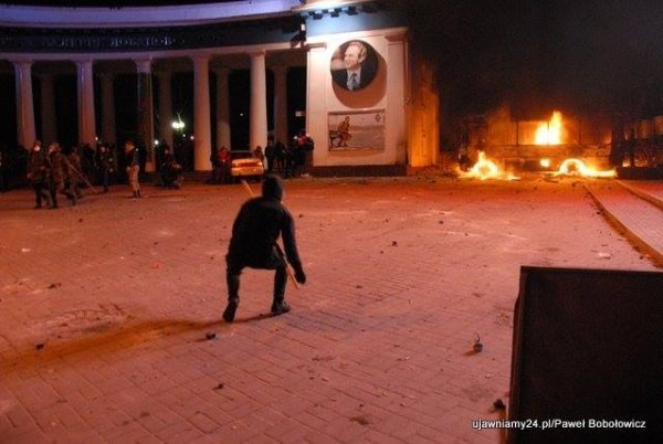 Сутички на Грушевського: фотовраження поляка