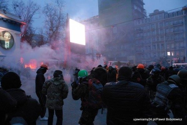Сутички на Грушевського: фотовраження поляка