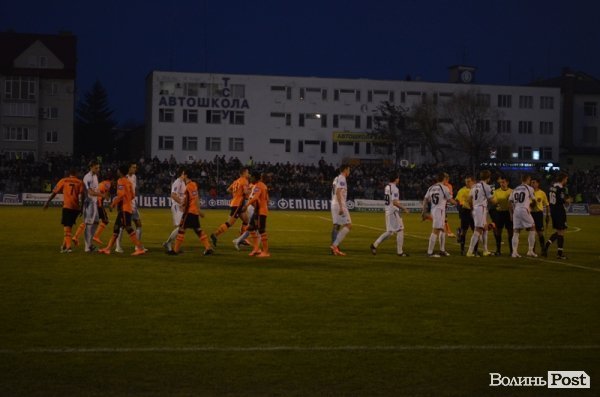 Фатальне пенальті: «Волинь» програла «Шахтареві»