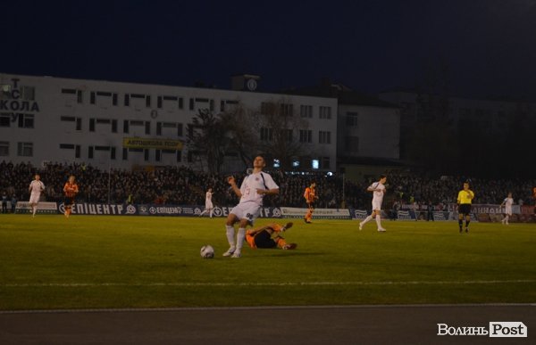 Фатальне пенальті: «Волинь» програла «Шахтареві»