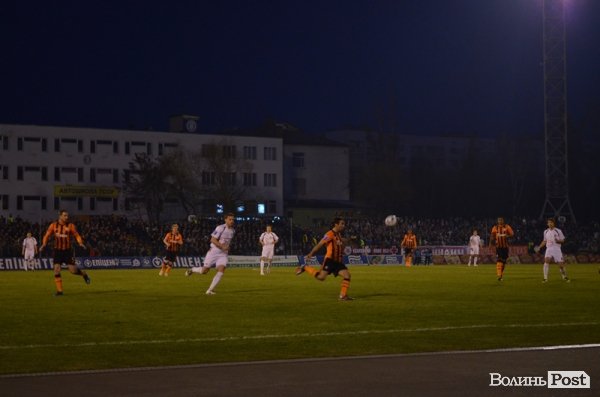 Фатальне пенальті: «Волинь» програла «Шахтареві»