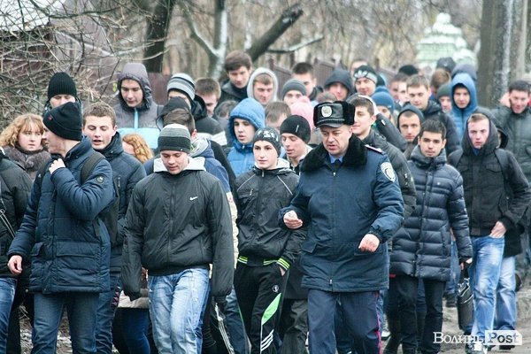 Студентський хід на підтримку євроінтеграції у Луцьку. ФОТО