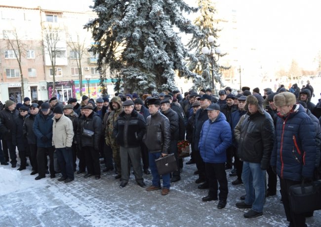 У Ковелі мітингували колишні силовики