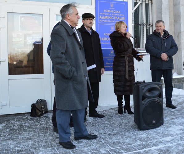 У Ковелі мітингували колишні силовики