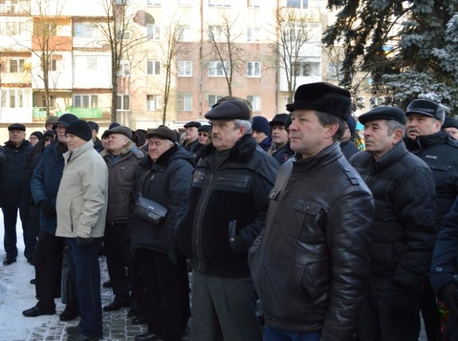 У Ковелі мітингували колишні силовики