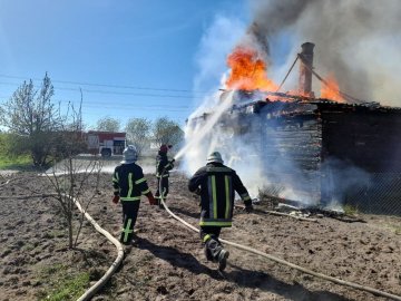 У селі на Волині горів житловий будинок 