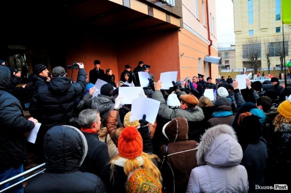 Журналісти Волині пікетували міліцію. ФОТО