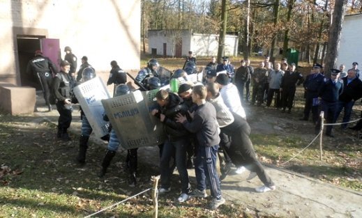 Міліцейські навчання на Волині. ФОТО