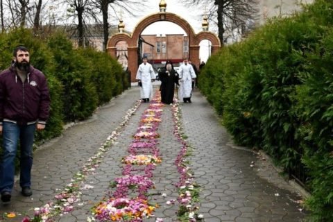 У місті на Волині прихильники УПМ (МП) відзначили престольне свято. ФОТО